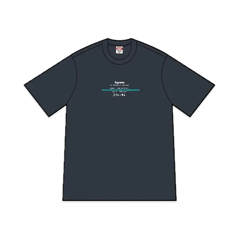 Supreme Standard Tee "Navy"