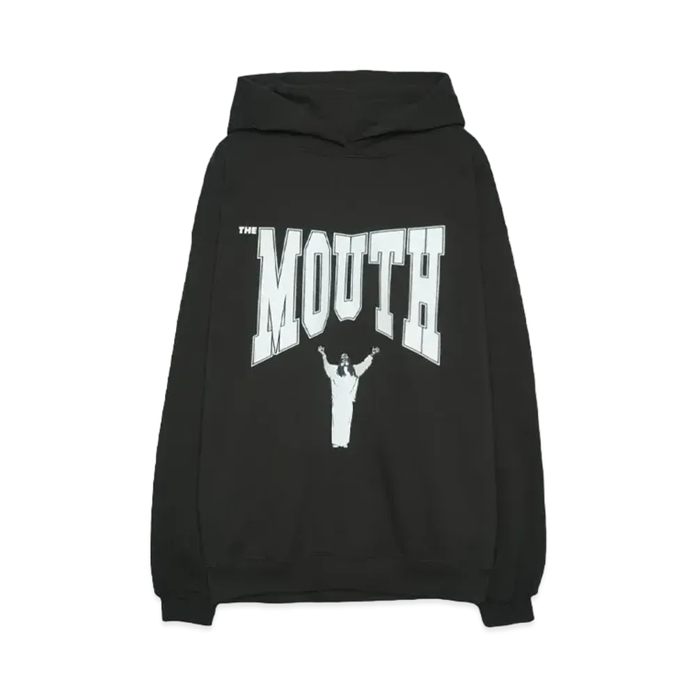 NISHIMOTO IS THE MOUTH MOUTH SWEAT HOODIE "BLACK"