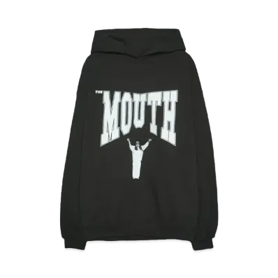 NISHIMOTO IS THE MOUTH MOUTH SWEAT HOODIE "BLACK"