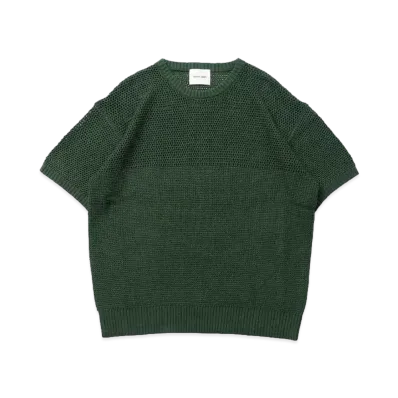 Student Apathy sheer knit "Green"