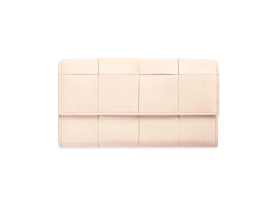 Bottega Veneta Flap Wallet "Melon Washed"