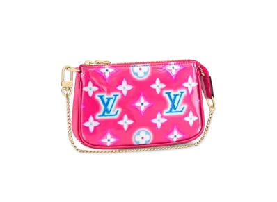 Louis Vuitton Mini Pochette Accessoire Vernis "Fuchsia Neon"