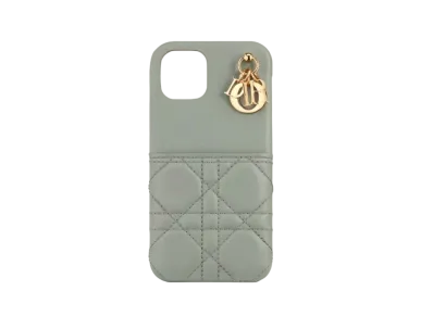 Dior Lady Dior Iphone 12 & 12 Pro Case Canage Skin "Gray"