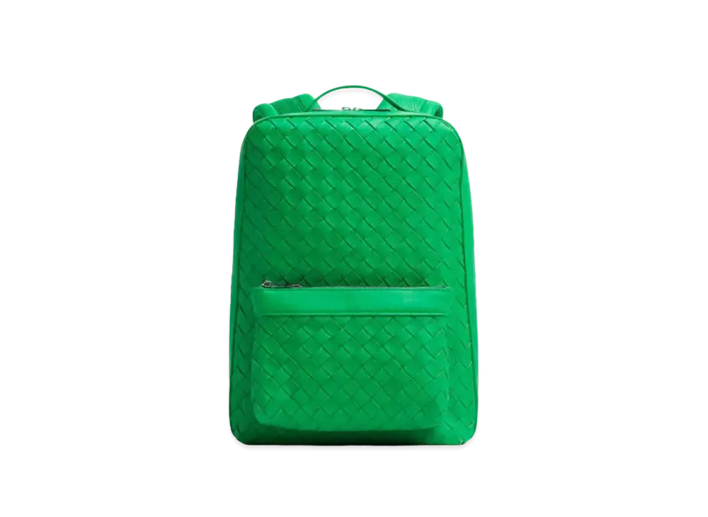 Bottega Veneta Small Classic Intrecciato Backpack "Parakeet"