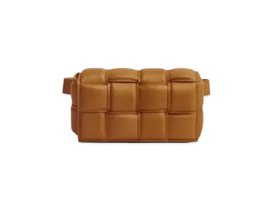 Bottega Veneta Padded Tech Cassette Belt Bag "Camel"