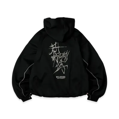 WILDSIDE YOHJI YAMAMOTO x GOOPiMADE ROAR Kanji Hoodie "Black"