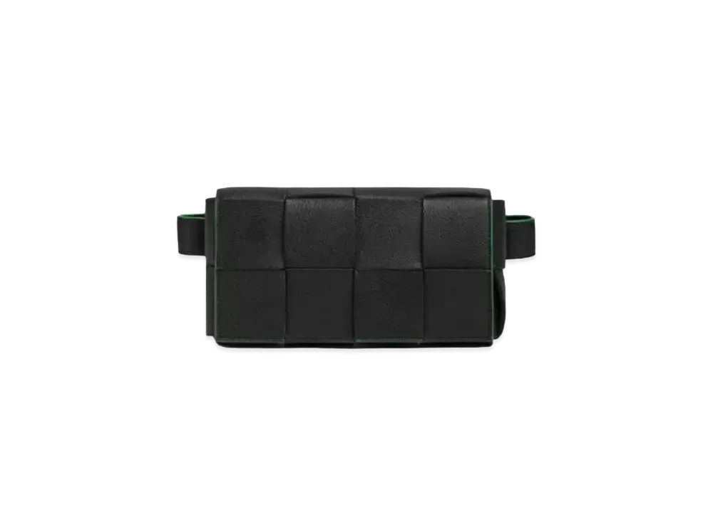Bottega Veneta Cassette Belt Bag "Black/Parakeet"