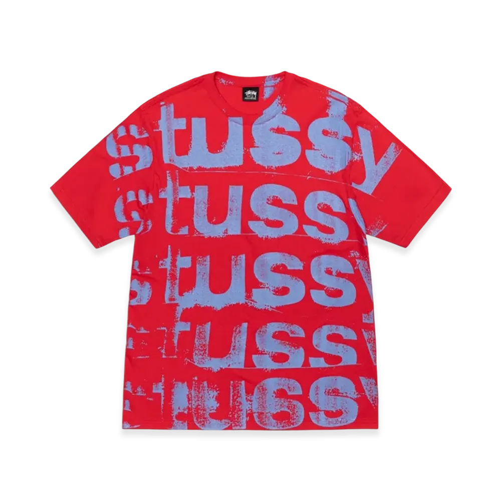 Stussy Stamp Tee "Red"