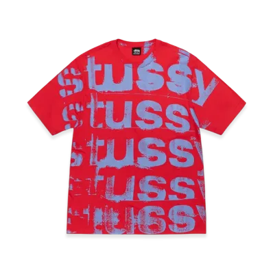 Stussy Stamp Tee "Red"
