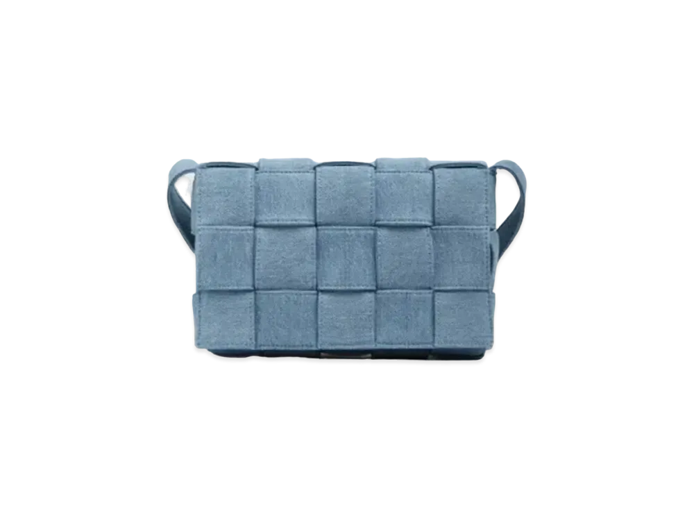 Bottega Veneta Cassette Crossbody Bag "Washed Indigo Blue"