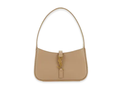 Saint Laurent Women's Cappuccino Leather Mini Le 5 A 7 Handbag "Beige"