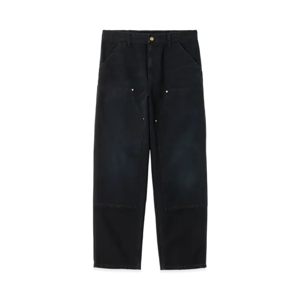 Carhartt WIP Double Knee Pant "Black(Stone Canvas)"