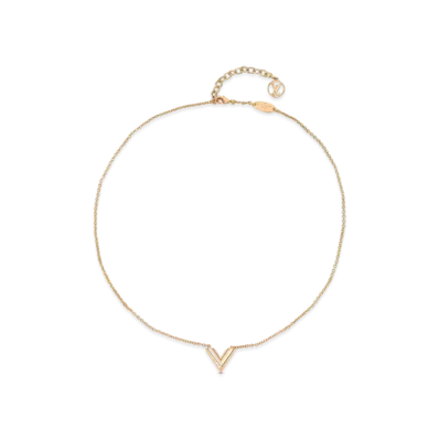 Louis Vuitton Essential V Necklace "Rose Gold"