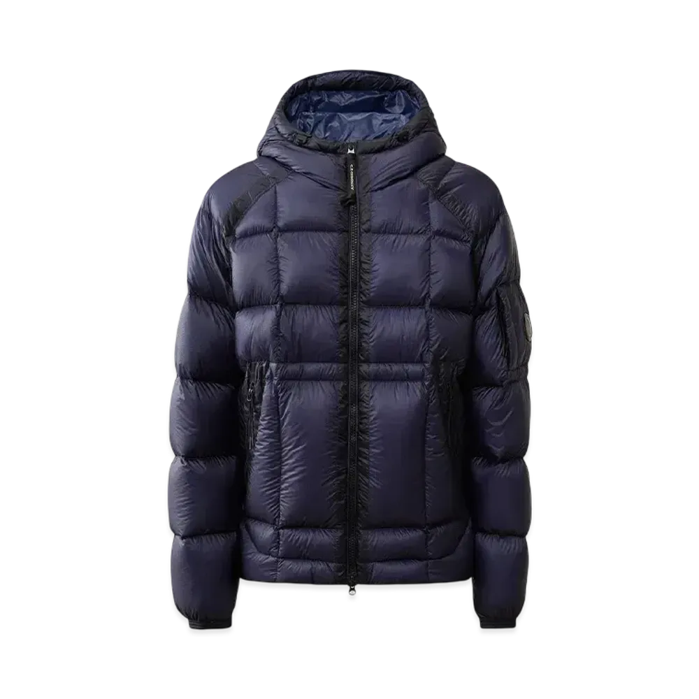 C.P Company D.D. Shell Hooded Medium Down Jacket "Estate Blue"
