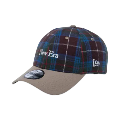 NEW ERA 9Forty Fabric Series Tartan Check "Blue"