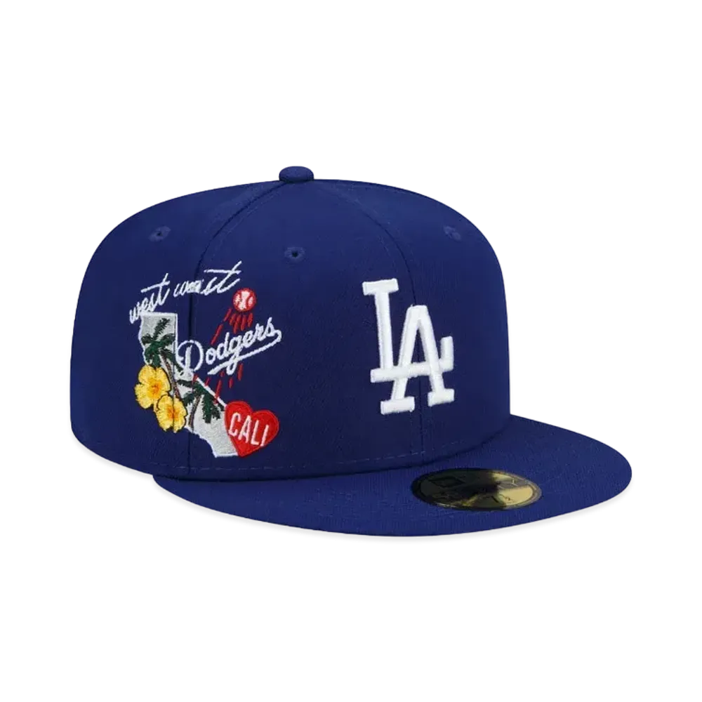 NEW ERA 59FIFTY LOS ANGELES DODGERS CITY CLUSTER FITTED HAT "Royal"