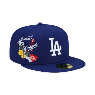 NEW ERA 59FIFTY LOS ANGELES DODGERS CITY CLUSTER FITTED HAT "Royal"