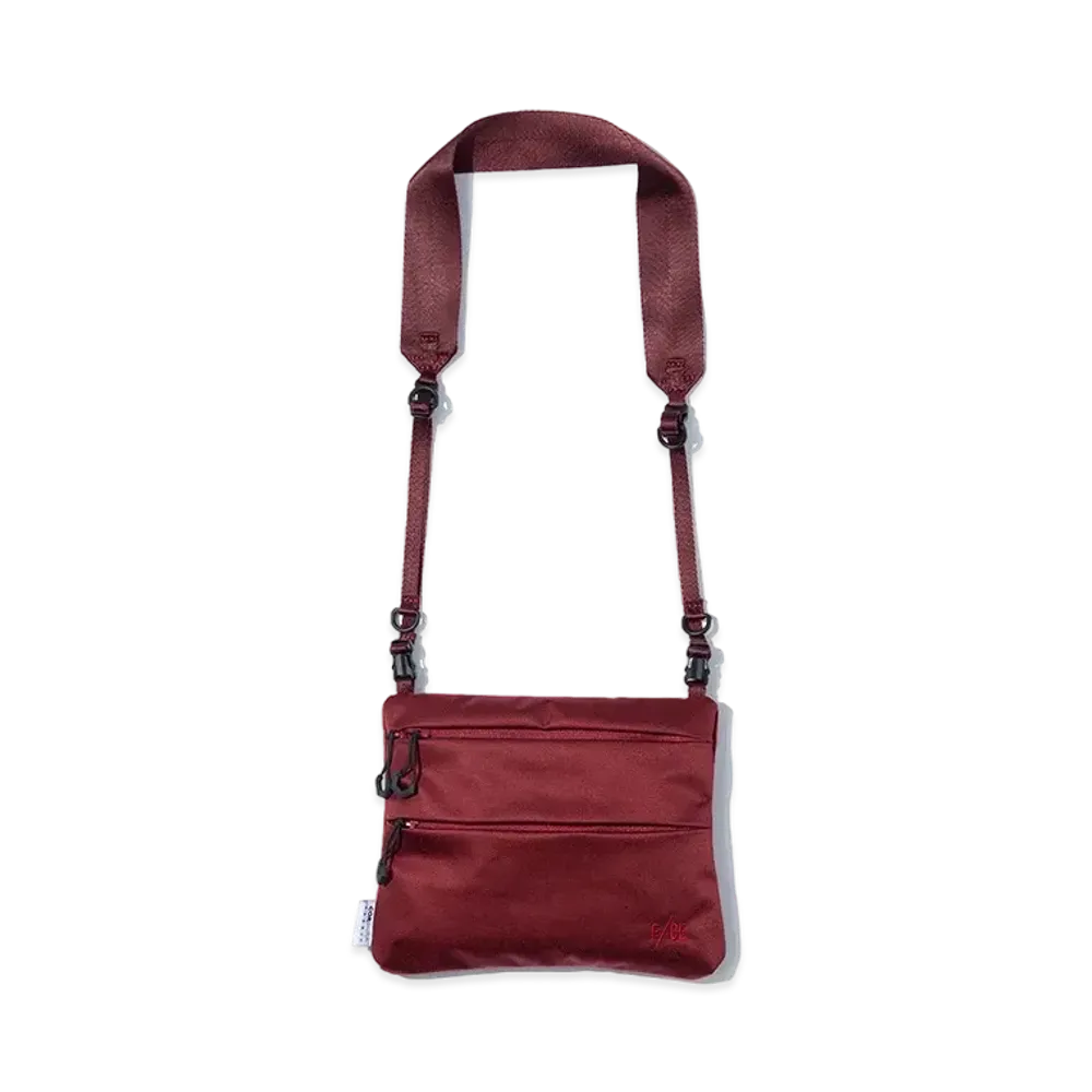 F/CE. Satin Sacoche M "Wine"