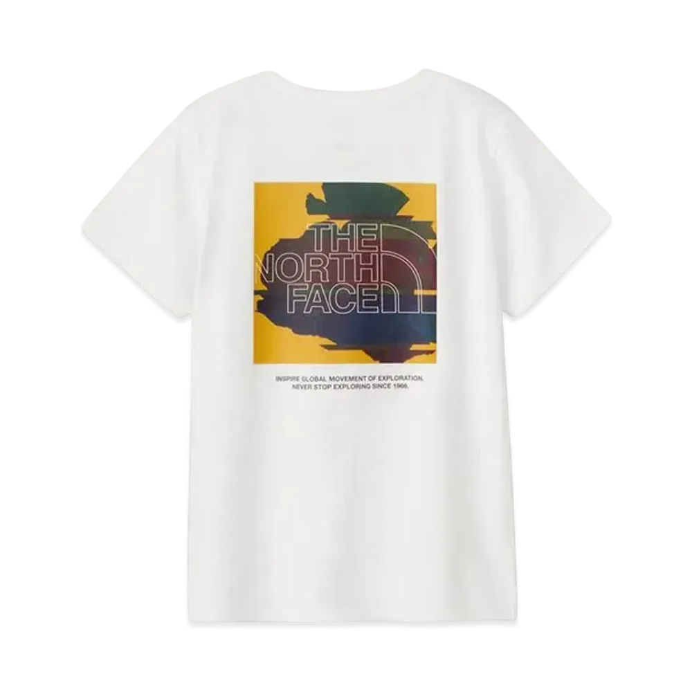 The North Face Short Sleeve Digital Box Logo Tee "White"