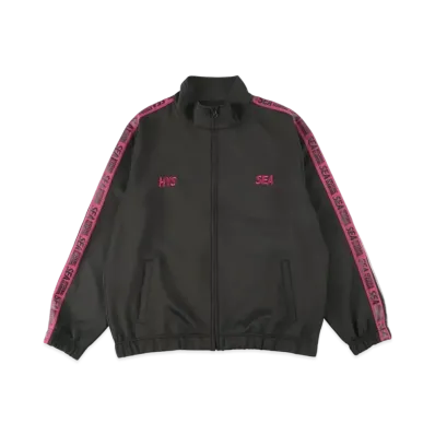 WIND AND SEA x HYSTERIC GLAMOUR Zip Up Jersey "Black"