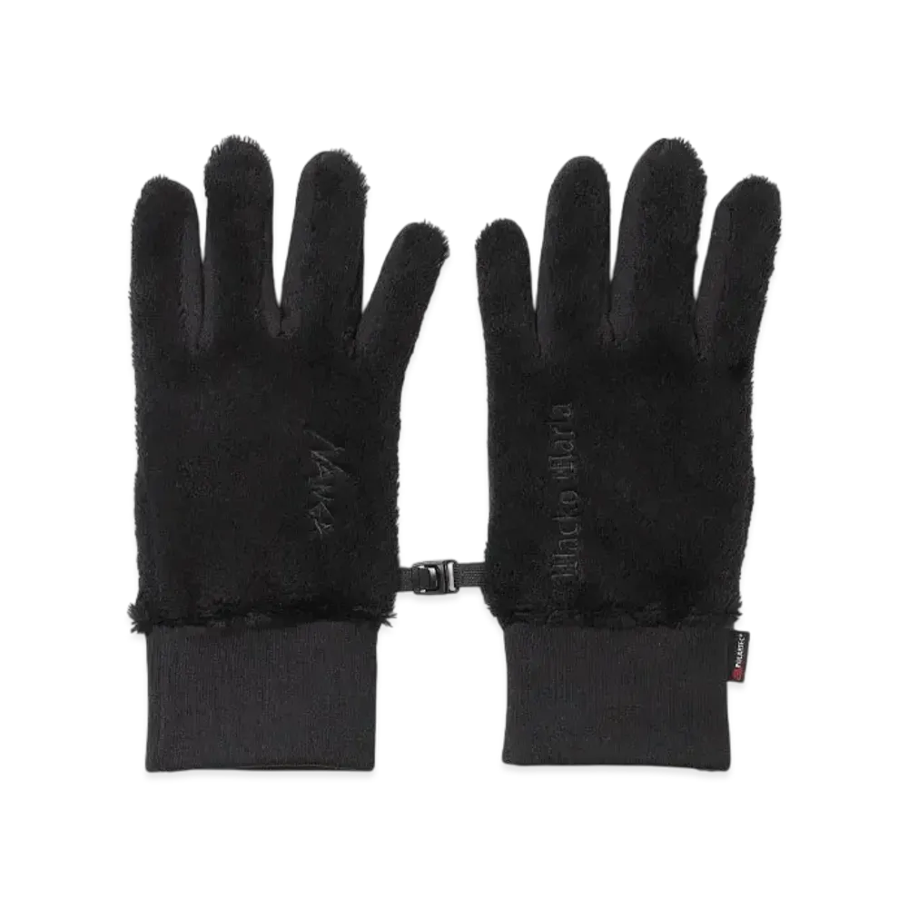WACKO MARIA x NANGA Fleece Gloves "Black"