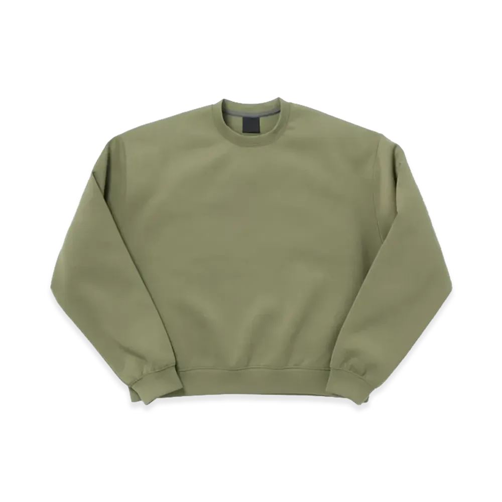 DAIWA PIER39 Tech Scuba Knit Crew "Light Olive"