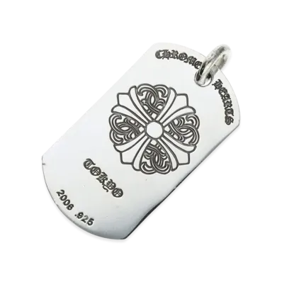 Chrome Hearts Tokyo Large Dog Tag SV925 Pendant Top "Silver"