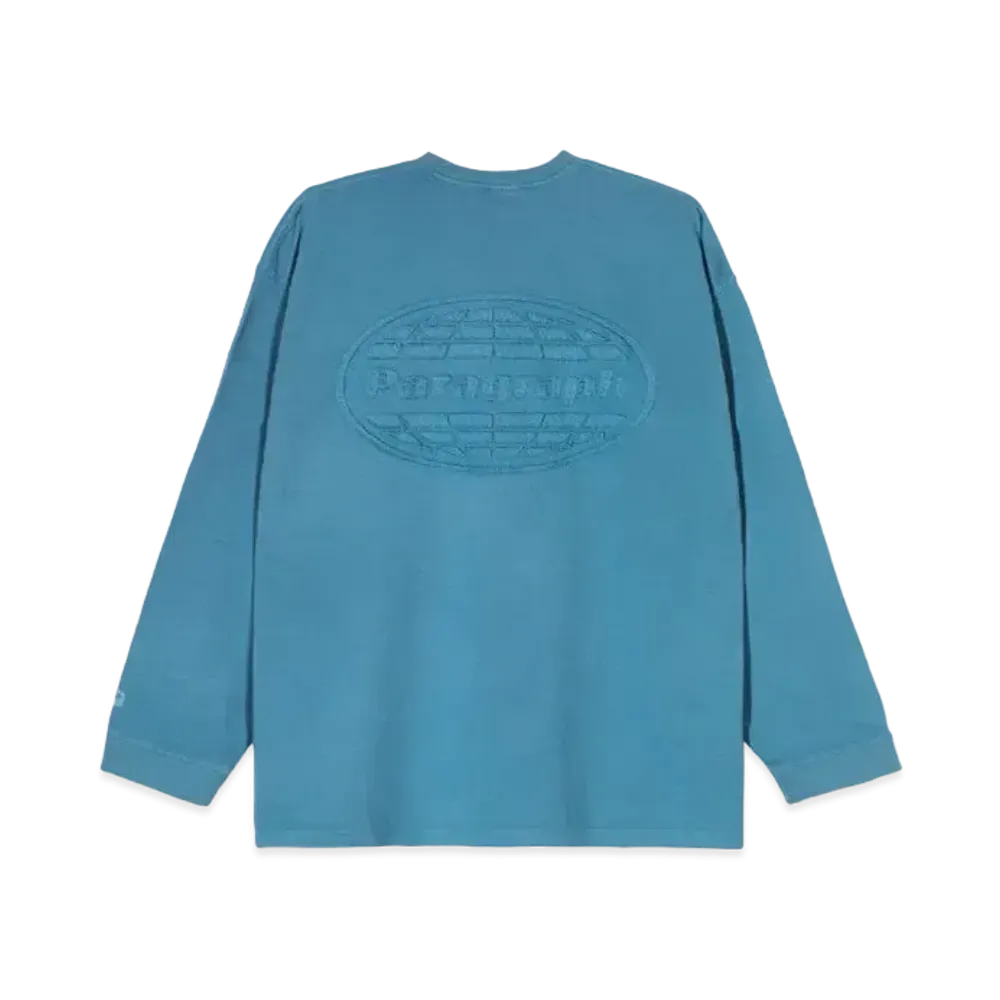 Paragraph Damaged Ellipse Logo L/S "Blue"