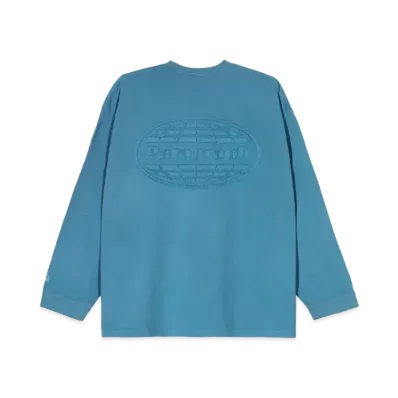 Paragraph Damaged Ellipse Logo L/S "Blue"