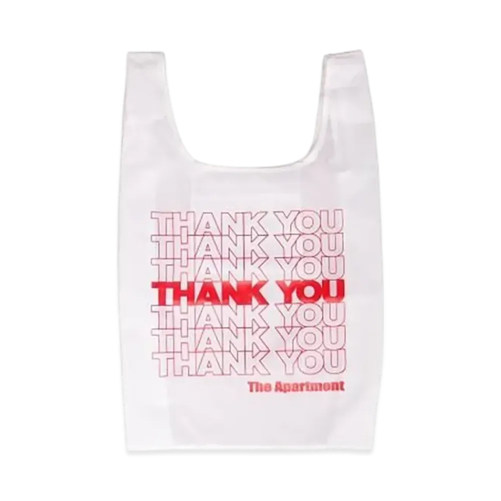 STABRIDGE Thank You Packable Bag "White"