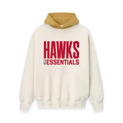 FEAR OF GOD x MLB ESSENTIALS Hawks Hoodie "Cream Yellow"