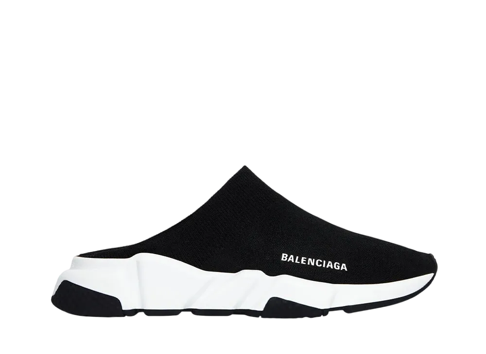 BALENCIAGA Women's Speed Recycled Knit Mule "Black"