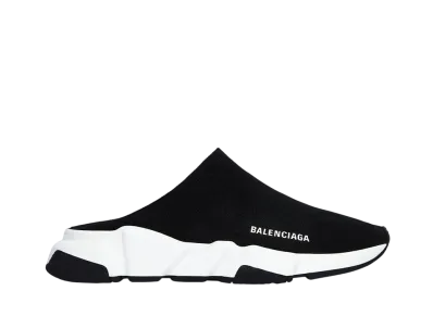 BALENCIAGA Women's Speed Recycled Knit Mule "Black"