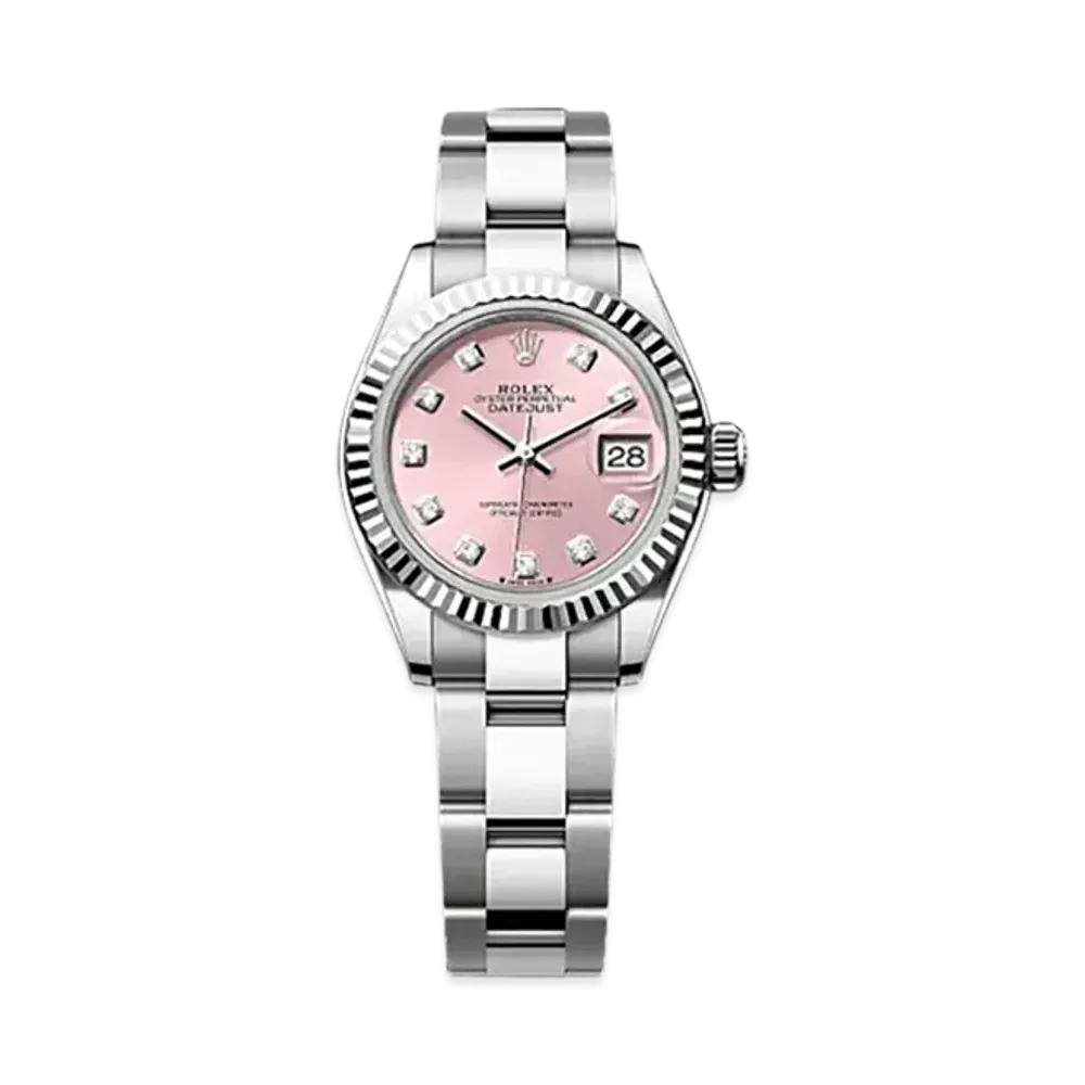 ROLEX Lady-Datejust Oystersteel & White Gold "Pink"