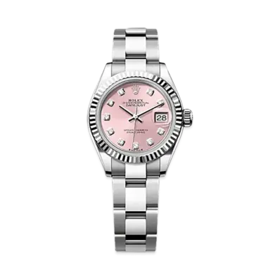 ROLEX Lady-Datejust Oystersteel & White Gold "Pink"