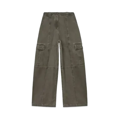 KENZO Cargo Pants In Cotton Canvas "Taupe"