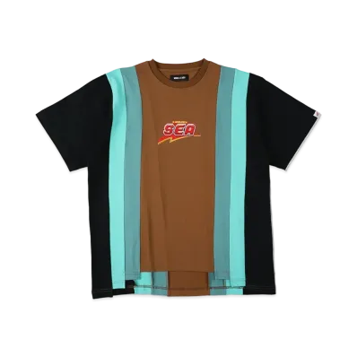 WIND AND SEA x U.F.O. Split Tee "Brown"