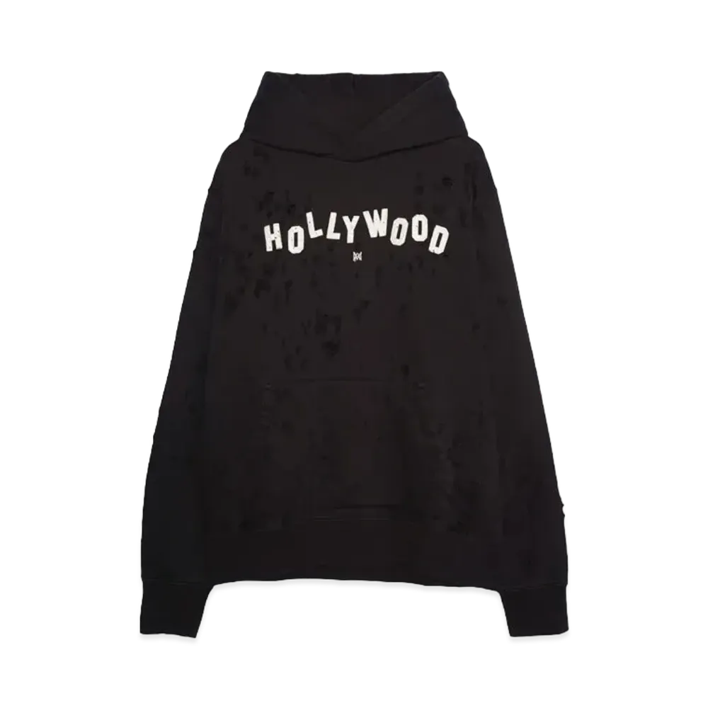 AMIRI HOLLYWOOD SHOTGUN HOODIE "BLACK"