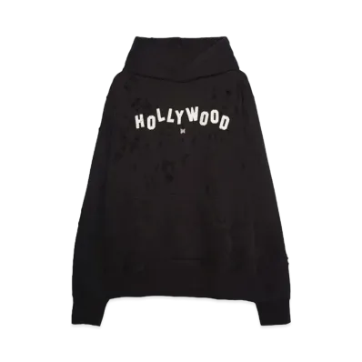 AMIRI HOLLYWOOD SHOTGUN HOODIE "BLACK"