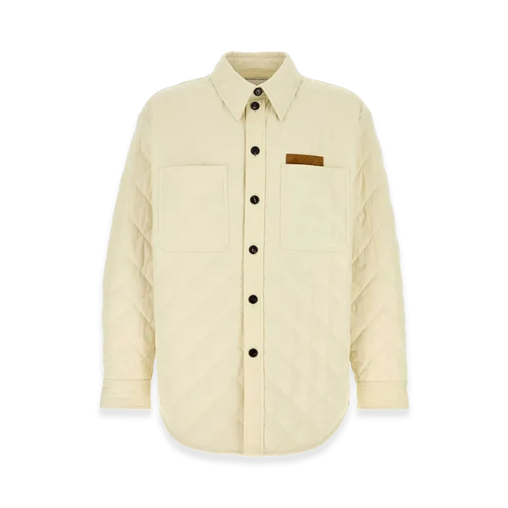 Bottega Veneta Tech Cotton Jacket "Ivory"