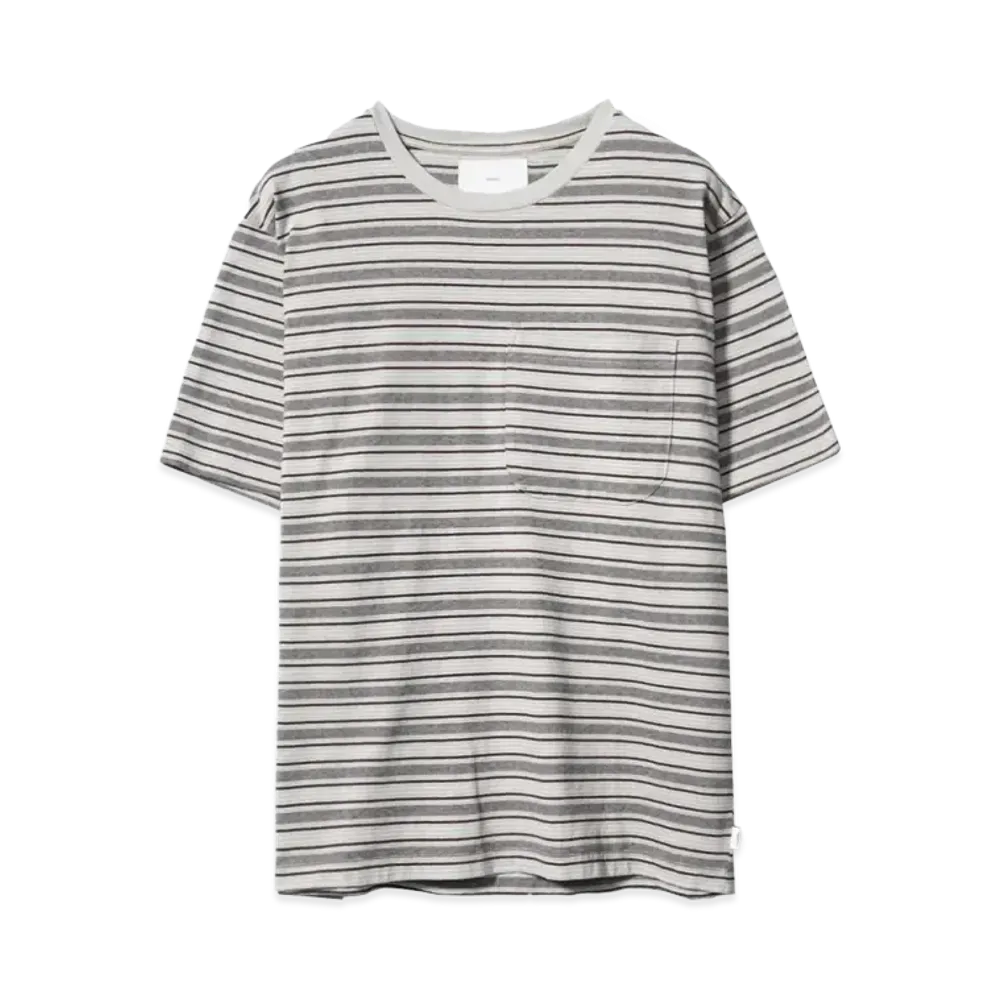 SUGARHILL STRIPE TEE "SMOKE BLUE"