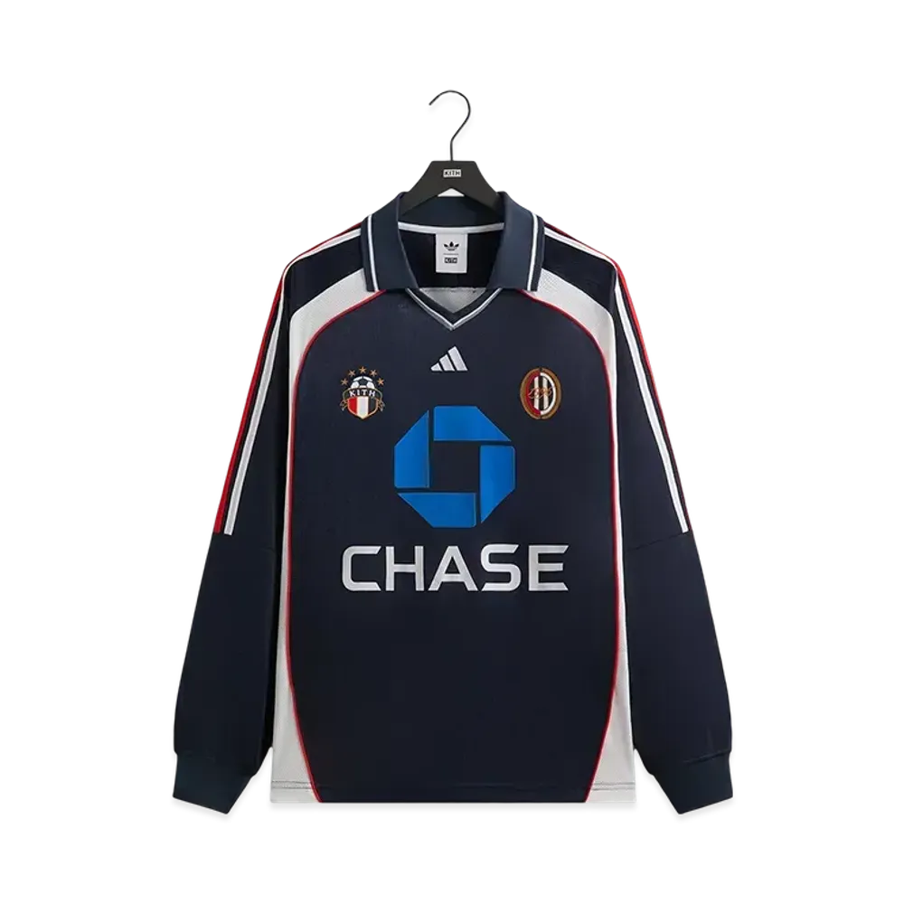 Kith x adidas Football Chase Long Sleeve Jersey "LegendInk"