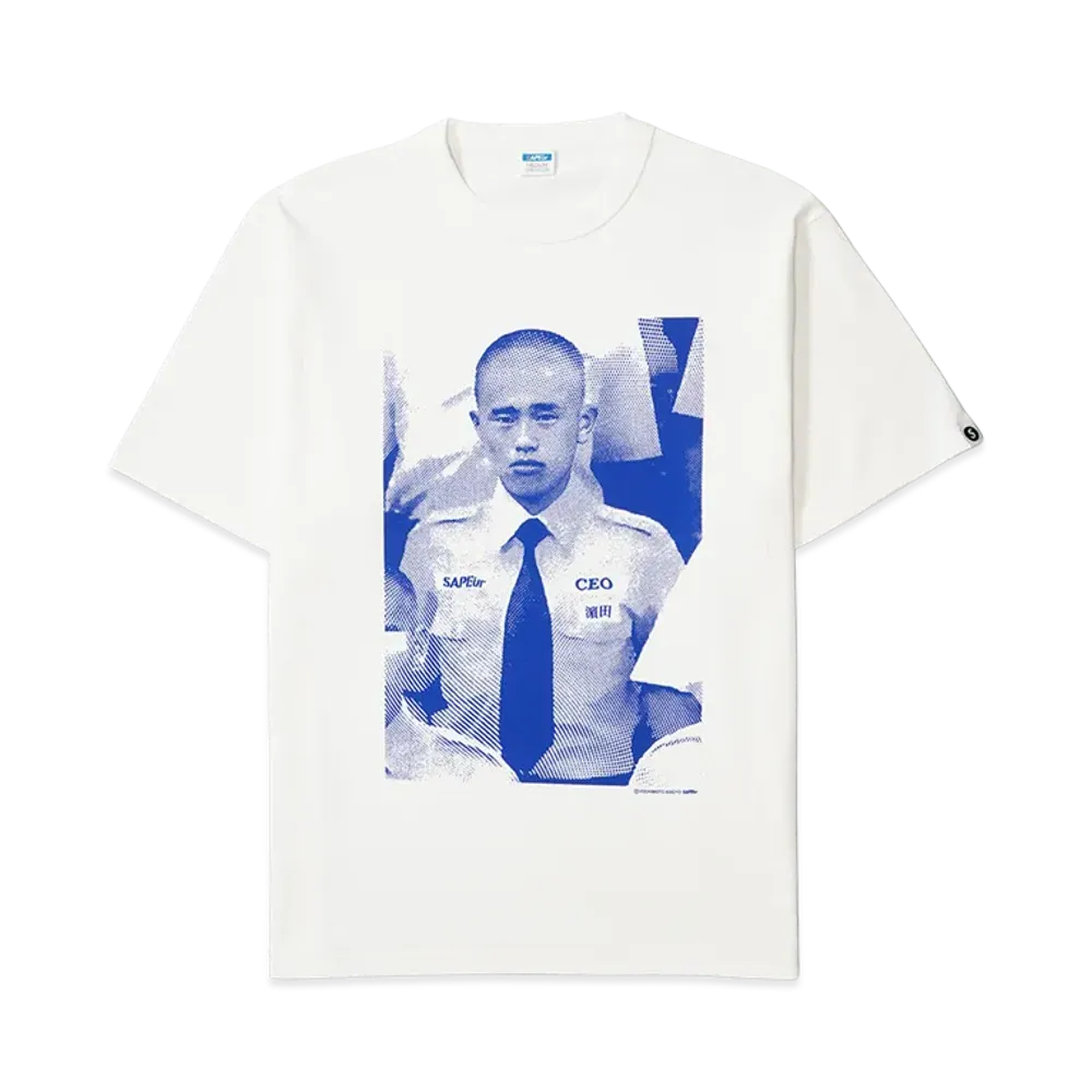 SAPEur x MASATOSHI HAMADA Young CEO S/S T-Shirt "White"