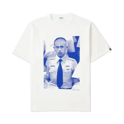 SAPEur x MASATOSHI HAMADA Young CEO S/S T-Shirt "White"