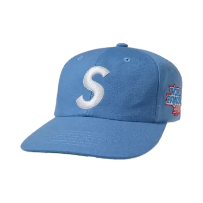 Supreme World Famous S Logo 6-Panel (25SS) "Light Blue"