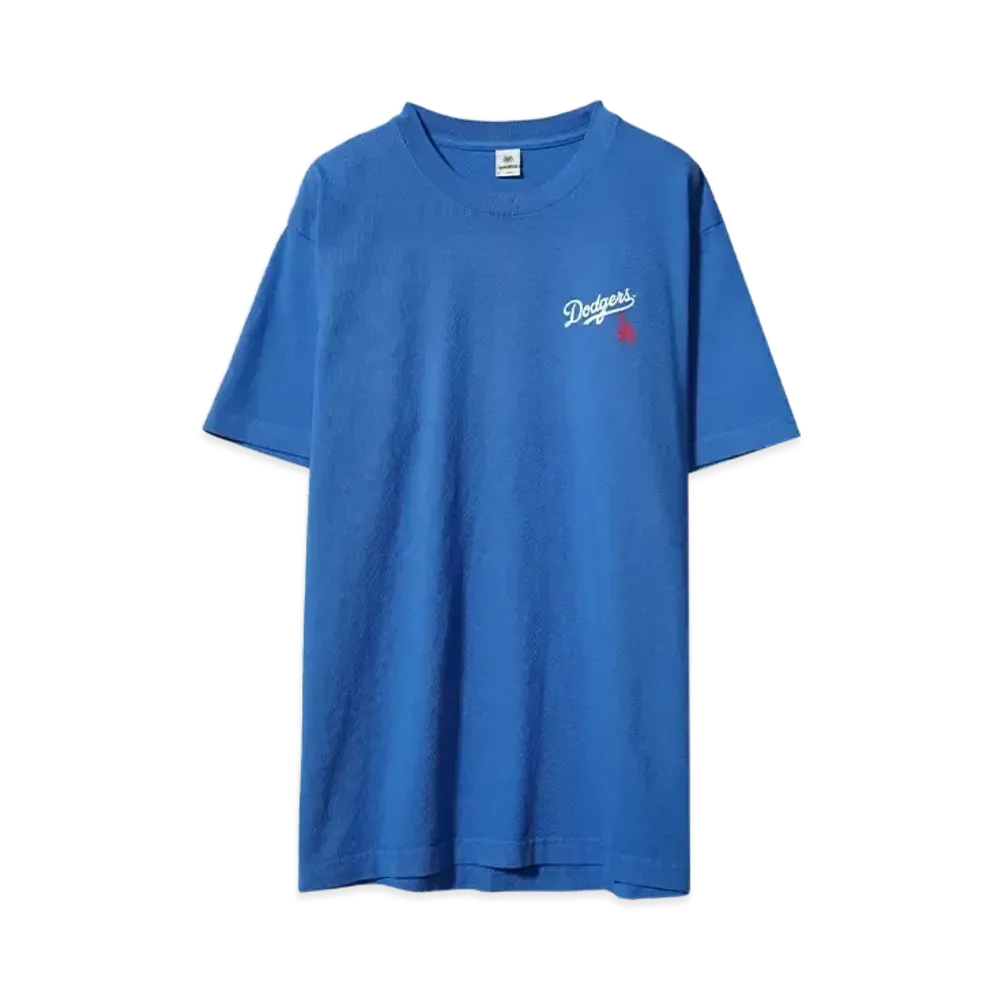 Sporty&Rich Dodgers Serif T-Shirt "TEAM BLUE"