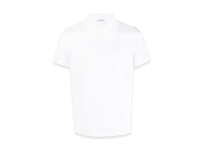 Saint Laurent Polo Ricamo Logo "White"