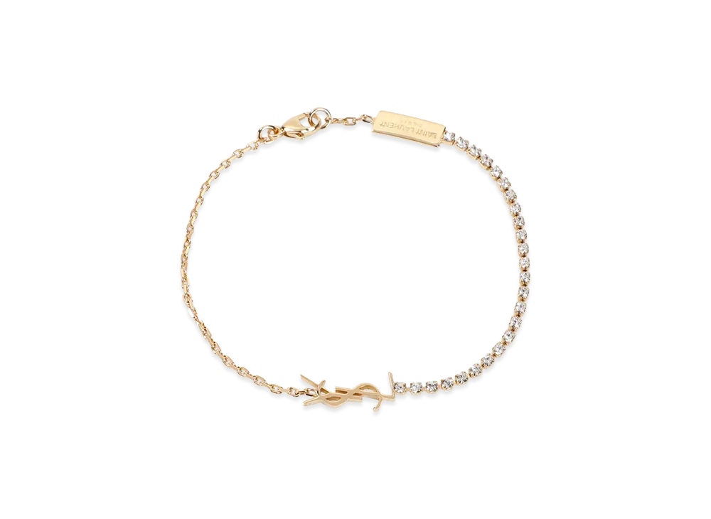 Saint Laurent Women's 'Monogramme' Bracelet "Gold"