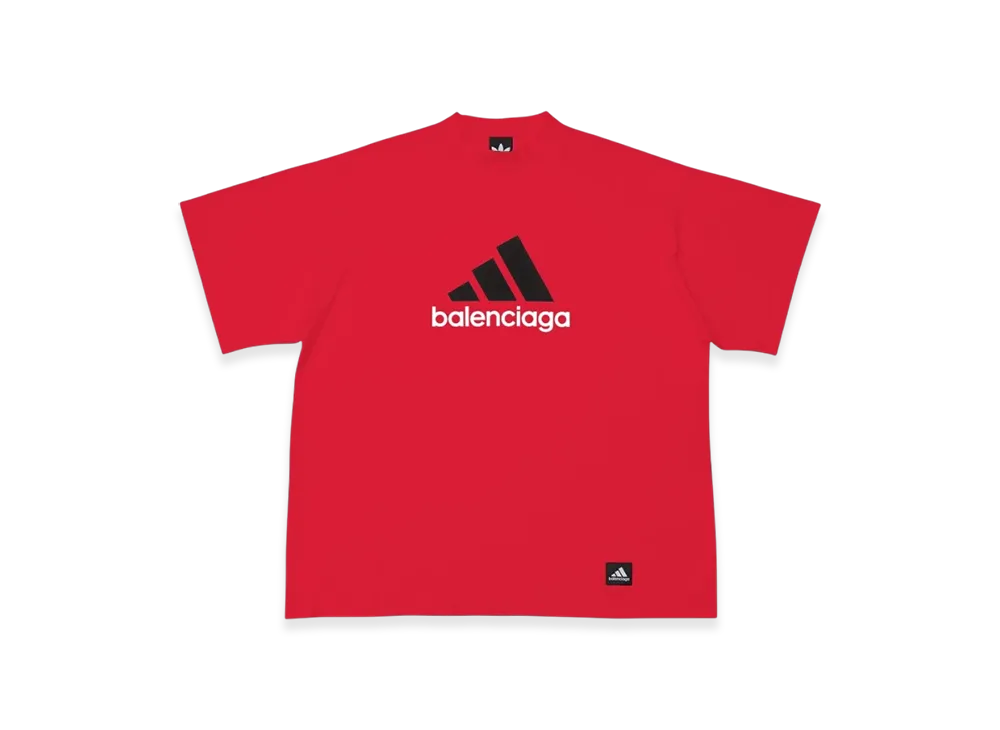 BALENCIAGA x adidas Oversized T-Shirt "Red"