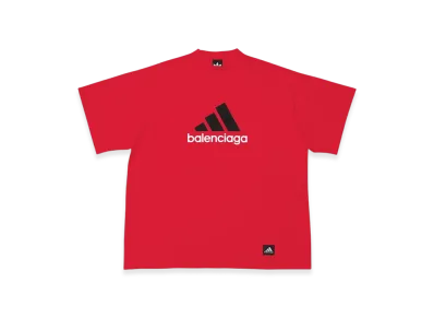 BALENCIAGA x adidas Oversized T-Shirt "Red"
